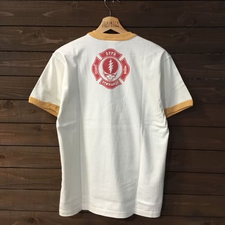 トイズマッコイ　TOYS McCOY　半袖 Tシャツ GRATEFUL DEAD TEE " FIRE DEPT. BEAR " TMC2317
