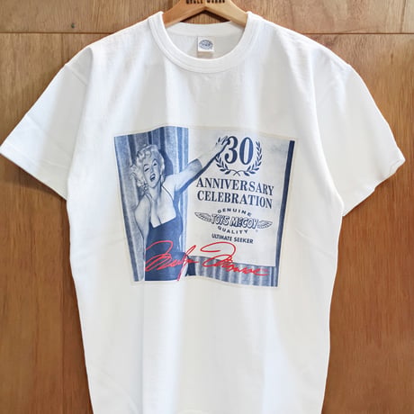 トイズマッコイ　MARILYN MONROE TEE "CELEBRATION"　 TMC2610/OFFWHITE