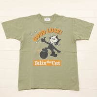 トイズマッコイ Ｔシャツ TOYS McCOY ミリタリーTシャツ FELIX THE CAT"GOOD LUCK!"   TMC2001