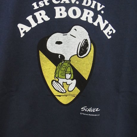 バズリクソンズxPEANUTS　Tシャツ　BR77287　「AIR BORNE」