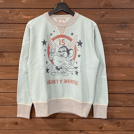 トイズマッコイ MILITARY SWEAT SHIRT "MIGHTY MOUSE" TMC2146