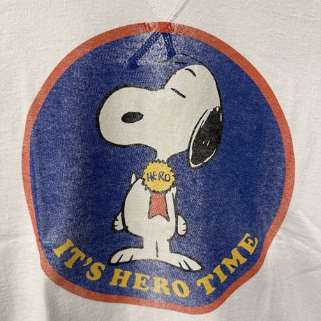 TOYS MCCOY　ピーナッツ スヌーピーTシャツ IT’S HERO TIME　TMC2423
