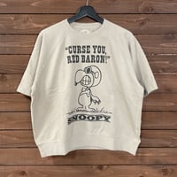 トイズマッコイ　SHORT SLEEVE SWEAT SHIRT SNOOPY " CURSE YOU, RED BARON! "TMC2420