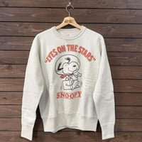 TOYS McCOY クルーネックスウェット SWEAT SHIRT "SNOOPY EYES ON THE STARS" SAND M/L/XL