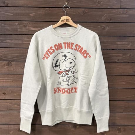 TOYS McCOY クルーネックスウェット SWEAT SHIRT "SNOOPY EYES ON THE STARS" SAND M/L/XL