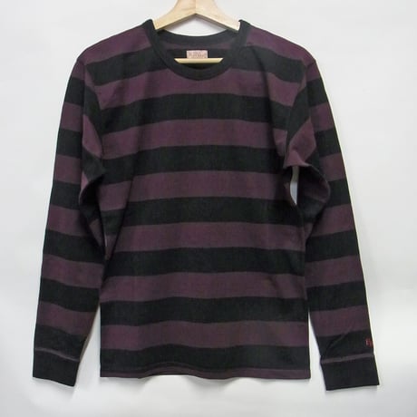 フラットヘッド　BORDER L/S T-SHIRT  BTL-08W