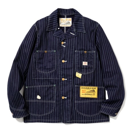SUGAR CANE　シュガーケーン　9oz. WABASH STRIPE WORK COAT　SC14372　40(L)