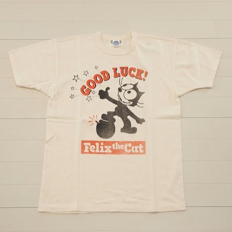トイズマッコイ Ｔシャツ TOYS McCOY ミリタリーTシャツ FELIX THE CAT"GOOD LUCK!"   TMC2001