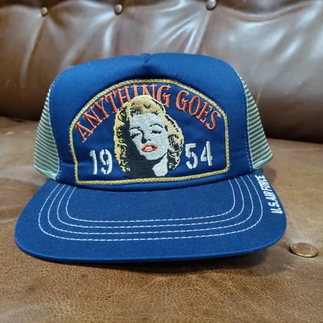 トイズマッコイ　TOYS McCOY  MILITARY  MESH CAP MARILYN MONROE "ANITHING GOES"TMA2212