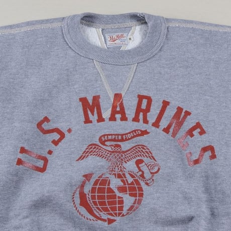 TOYS McCOY トイズマッコイ　FLAT SEAMER SWEAT 　USMC BICKLE 　TMC1850