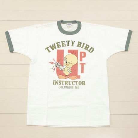 トイズマッコイ  MILITARY TEE SHIRT WARNER BROS. TWEETY BIRD "UPT INSTRUCTOR" TMC2019