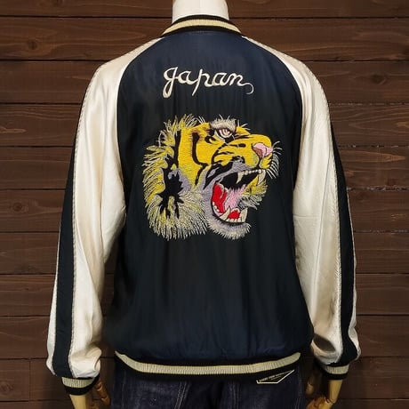 テーラー東洋　TT15053-119 Early 1950s Style Acetate Souvenir Jacket “TIGER HEAD” × “DRAGON” (AGING MODEL)
