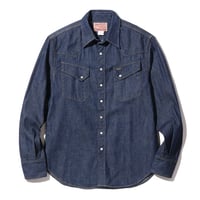 SC28190　SUGAR CANE　シュガーケーン　BLUE DENIM WESTERN SHIRT