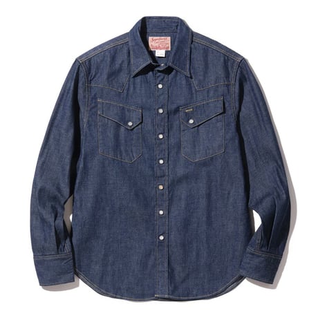 SC28190　SUGAR CANE　シュガーケーン　BLUE DENIM WESTERN SHIRT