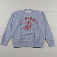 TOYS McCOY トイズマッコイ　FLAT SEAMER SWEAT 　USMC BICKLE 　TMC1850