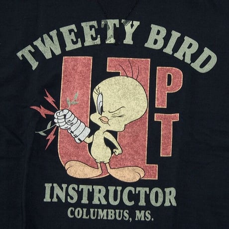 トイズマッコイ  MILITARY TEE SHIRT WARNER BROS. TWEETY BIRD "UPT INSTRUCTOR" TMC2019