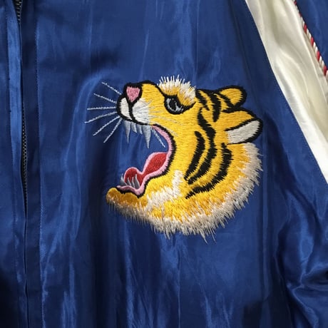 テーラー東洋　スカジャン　“ROARING TIGERxEAGLE” TT15173　125ブルー