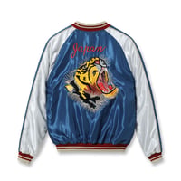テーラー東洋　TT15877-125 / Mid 1950s Style Acetate Souvenir Jacket “TIGER HEAD” × “JAPAN MAP”