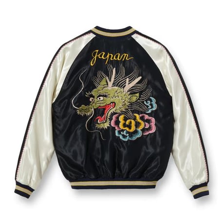 テーラー東洋 アセテートスーベニアジャケット “DRAGON HEAD” × “JAPAN MAP” TT15273-119
