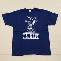 バズリクソンズ BUZZ RICKSON'S × PEANUTS 半袖 Tシャツ スヌーピー S/S T-SHIRT "U.S. NAVY" BR78685 東洋エンタープライズ