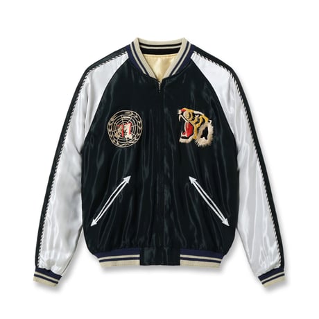 テーラー東洋　TT15877-219 / Early 1950s Style Acetate Souvenir Jacket “USS PRINCETON” × “MAIKO”