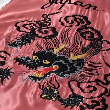 テーラー東洋　アセテートスーベニアジャケット　“ROARING TIGER” × “BLACK DRAGON”　TT15542-125　Ｌサイズ