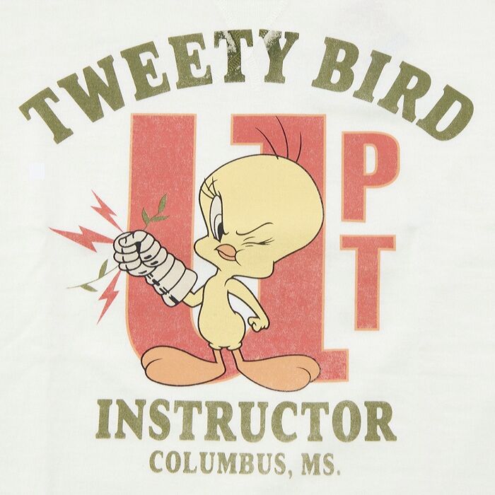 トイズマッコイ MILITARY SWEAT SHIRT TWEETY トイズマッコイ MILITARY SWEAT SHIRT TWEETY TOYS McCOY トイズ