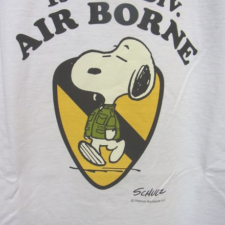 バズリクソンズxPEANUTS　Tシャツ　BR77287　「AIR BORNE」