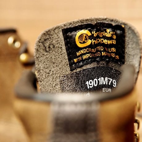 CHIPPEWA チペワ　5inch TWO-TONE SUEDE BRIDGEMEN 5インチ ツートーン スウェードブリッジマン レーストゥトゥブーツ　1901Ｍ79
