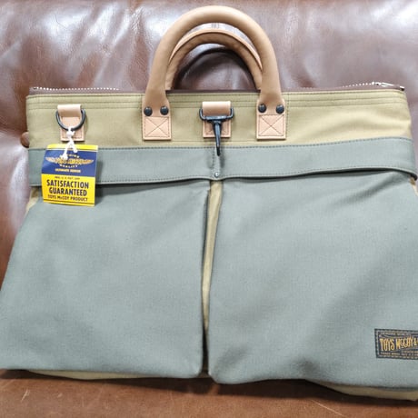 トイズマッコイ　TOYS McCOY　HELMET BAG GROSGLAIN KHAKI/OLIVE　TMA2024 (041)