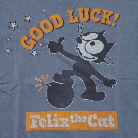 トイズマッコイ Ｔシャツ TOYS McCOY ミリタリーTシャツ FELIX THE CAT"GOOD LUCK!"   TMC2001