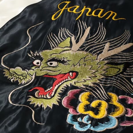 テーラー東洋 アセテートスーベニアジャケット “DRAGON HEAD” × “JAPAN MAP” TT15273-119