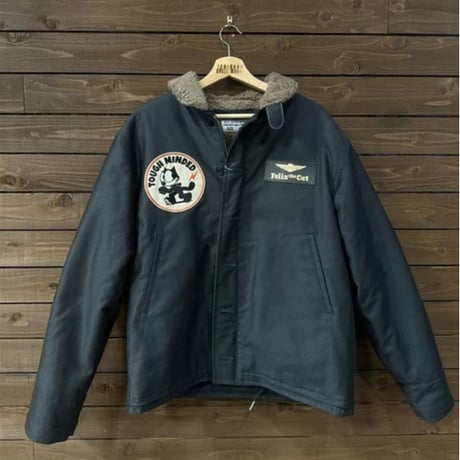 TOYS McCOY TMJ2522　N-1 DECK JACKET FELIX THE CAT "TOUGH MINDED"  44