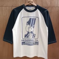トイズマッコイ　TMC2631　PEANUTS CROPPED RAGLAN TEE SNOOPY " MOTOCROSS CHAMPIONSHIP "