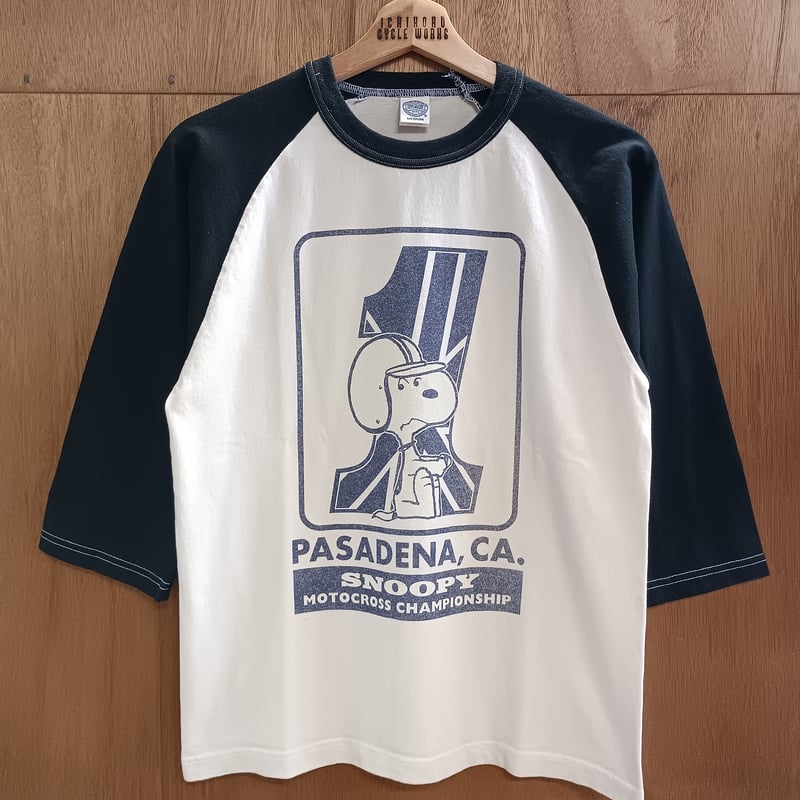 トイズマッコイ TMC2631 PEANUTS CROPPED RAGLAN TEE SNOO