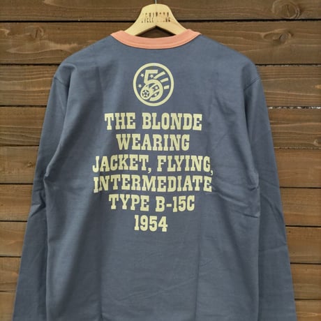 トイズマッコイ TOYS McCOY  長袖ロンＴ　マリリンモンロー　THE BLONDE「KEEP 'EM FLYING」TMC2252 　Ｌ