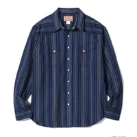シュガーケーン　SC29685 / INDIGO DOBBY WESTERN SHIRT　NAVY Lサイズ