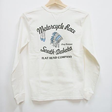フラットヘッド　長袖 Tシャツ　TMR-03W｢SOUTH DAKOTA｣