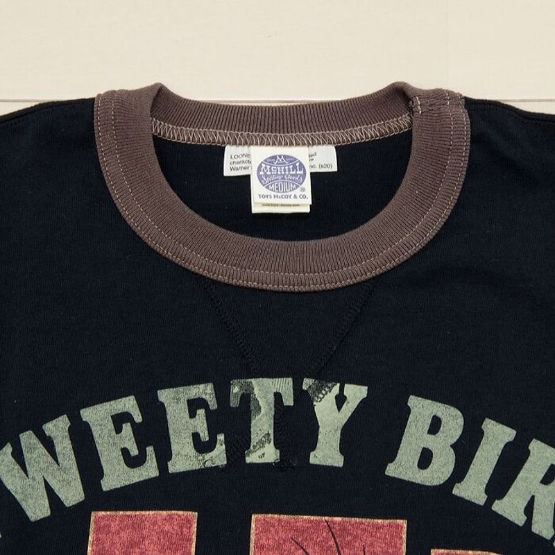 トイズマッコイ MILITARY SWEAT SHIRT TWEETY トイズマッコイ MILITARY TEE SHIRT WARNER BROS. TWEETY