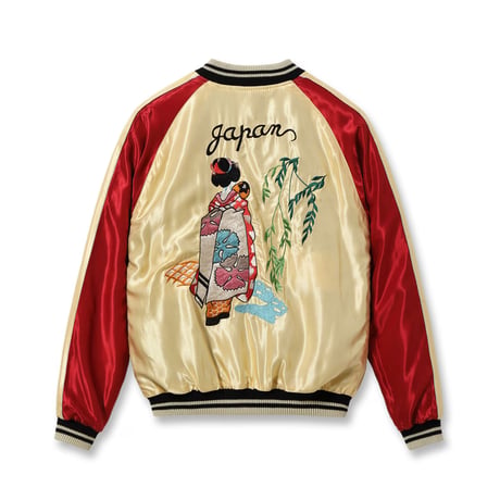 テーラー東洋　TT15877-219 / Early 1950s Style Acetate Souvenir Jacket “USS PRINCETON” × “MAIKO”