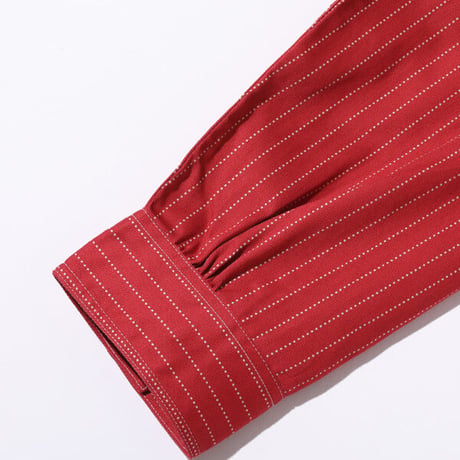 SUGAR CANE "FICTION ROMANCE"  シュガーケーン 8.5oz. RED WABASH STRIPE WORK SHIRT  ウォバッシュトライプワークシャツ　SC28340