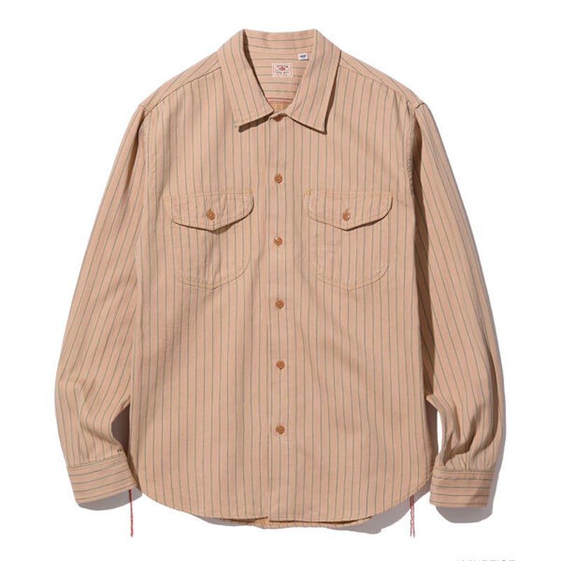 SUGAR CANE シュガーケーン COKE STRIPE WORK SHIRT (LONG