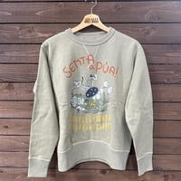 TOYS McCOY  ミリタリースウェットシャツ SENTA A PUA!  OLIVE  M