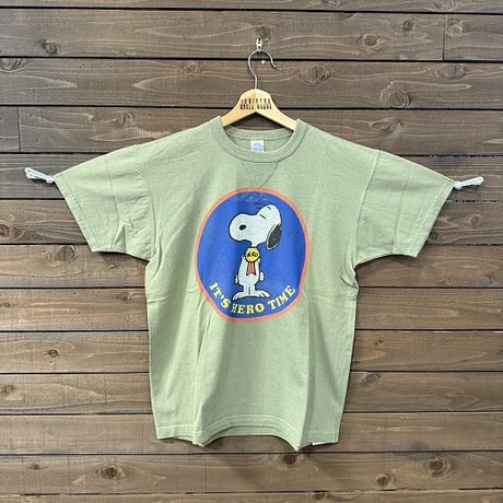 TOYS MCCOY　ピーナッツ スヌーピーTシャツ IT’S HERO TIME　TMC2423