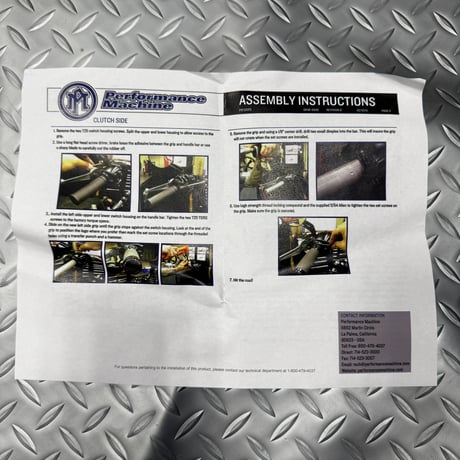 PER-0063-2007-B パフォーマンスマシン　コントゥア・ラップド・グリップ　ブラック