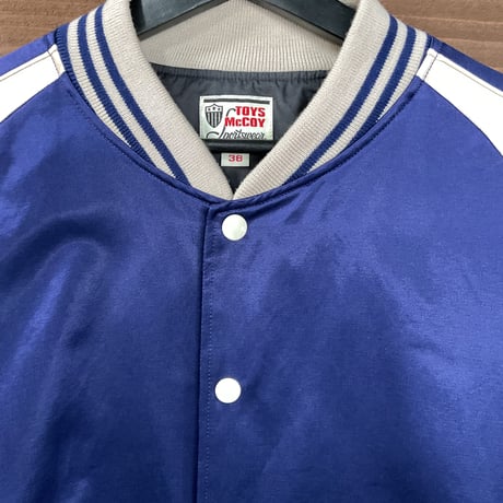 トイズマッコイ　COTTON/RAYON-SATEEN BASEBALL JACKET　TMJ2304