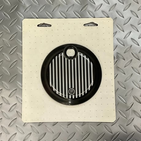 PER-0200-2005-GRL-BM  Performance Machine Fuel Door Cover Grille 08 and Up Touring Contrast