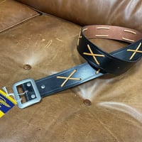 シュガーケーン スタッズギャリソンベルト SC02321 ブラック/32