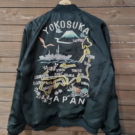 テーラー東洋　港商スペシャルエディション　ウールギャバジン×スーベニアジャケット「YOKOSUKA DRAGON×JAPAN 」 TT15230MAP