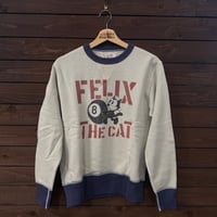 TOYS McCOY/トイズマッコイ クルーネックスウェット MILITARY SWEAT SHIRT FELIX THE CAT "8 BALL" M/L